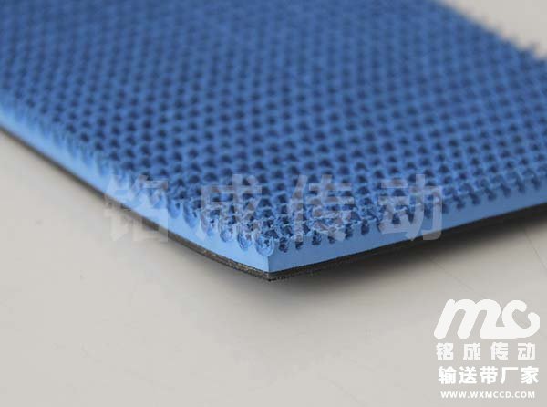 藍色橡膠草紋